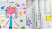 An image drawn by children in Italy