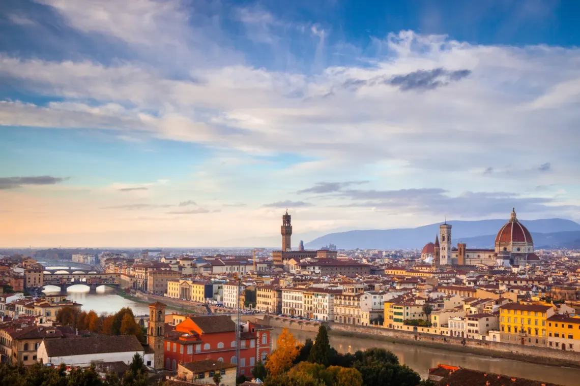 Aerial view of Florence, Italy
