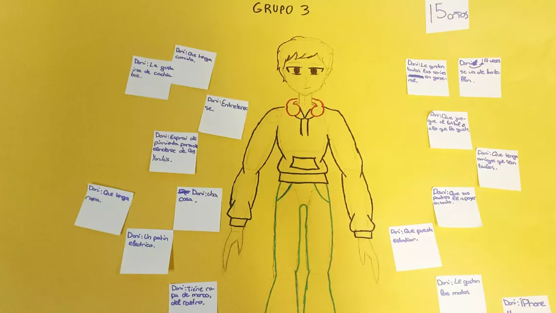 An image drawn by children in Spain