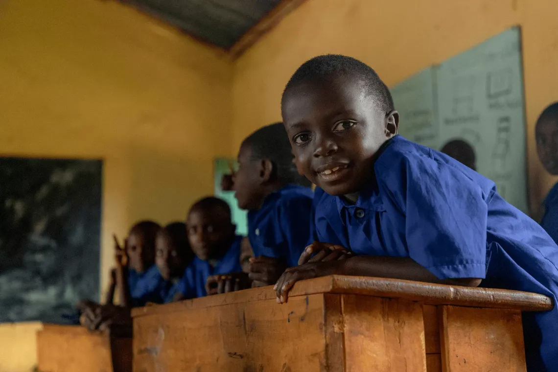 Children in a classroom
