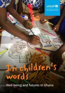 Cover page of the report titled In Children's Words