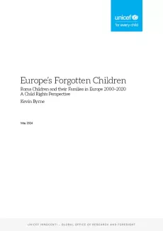 Cover of report titled Europe's Forgotten Children