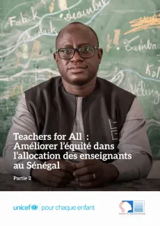 Front cover of the Teachers for All Senegal part 2 report