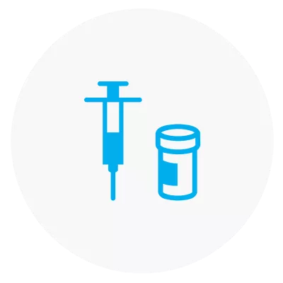 An icon of vaccines