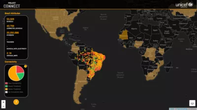 schools mapped around the globe 