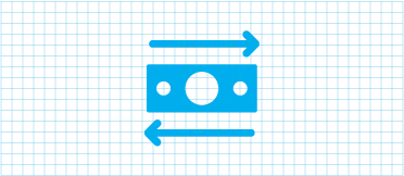a cash transfer graphic
