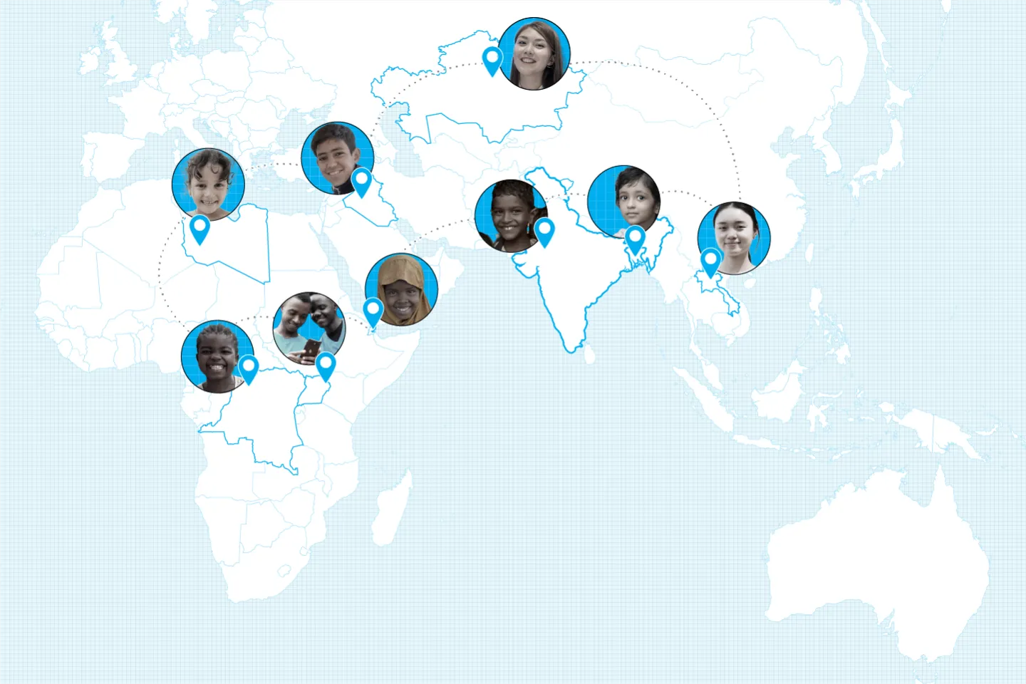 Innovation across boarders map