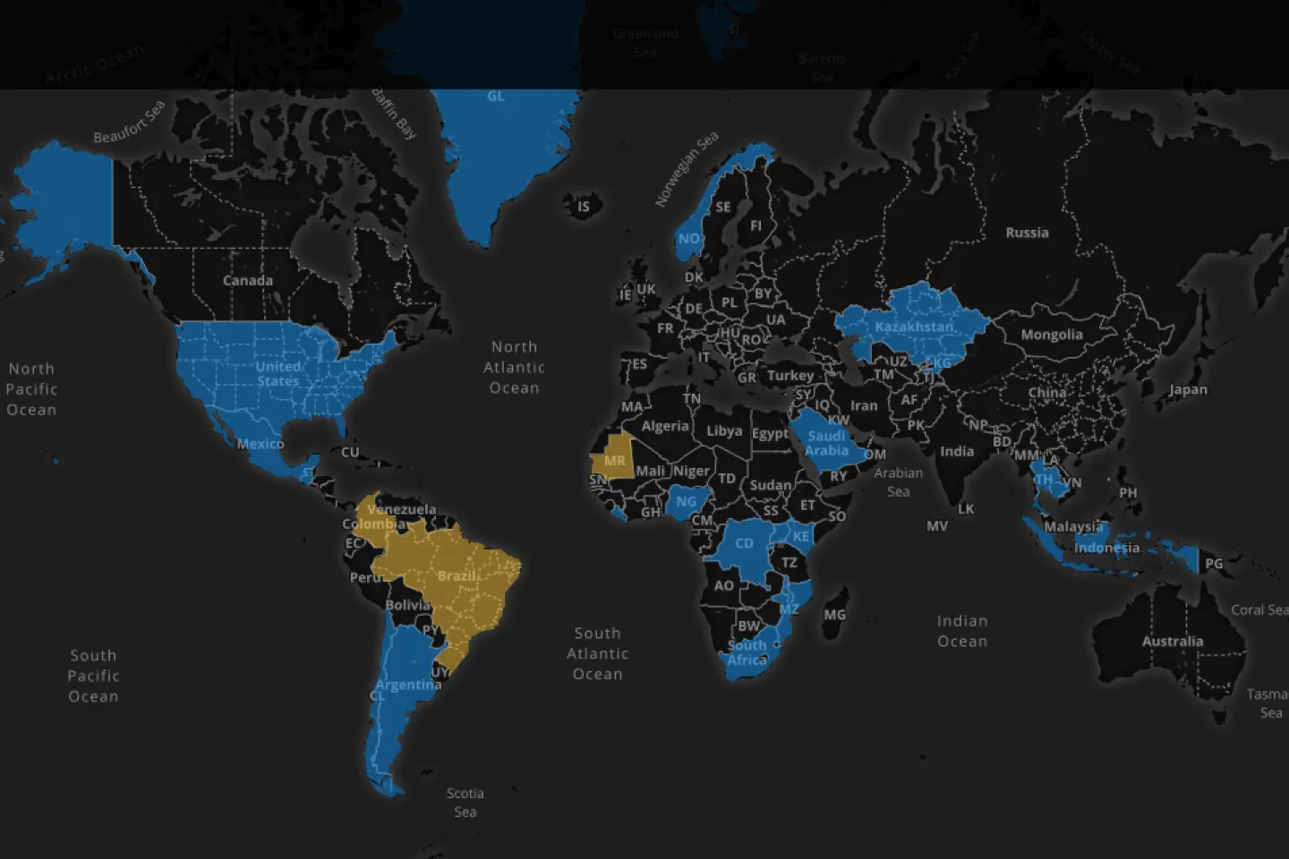 mapped schools in the world 