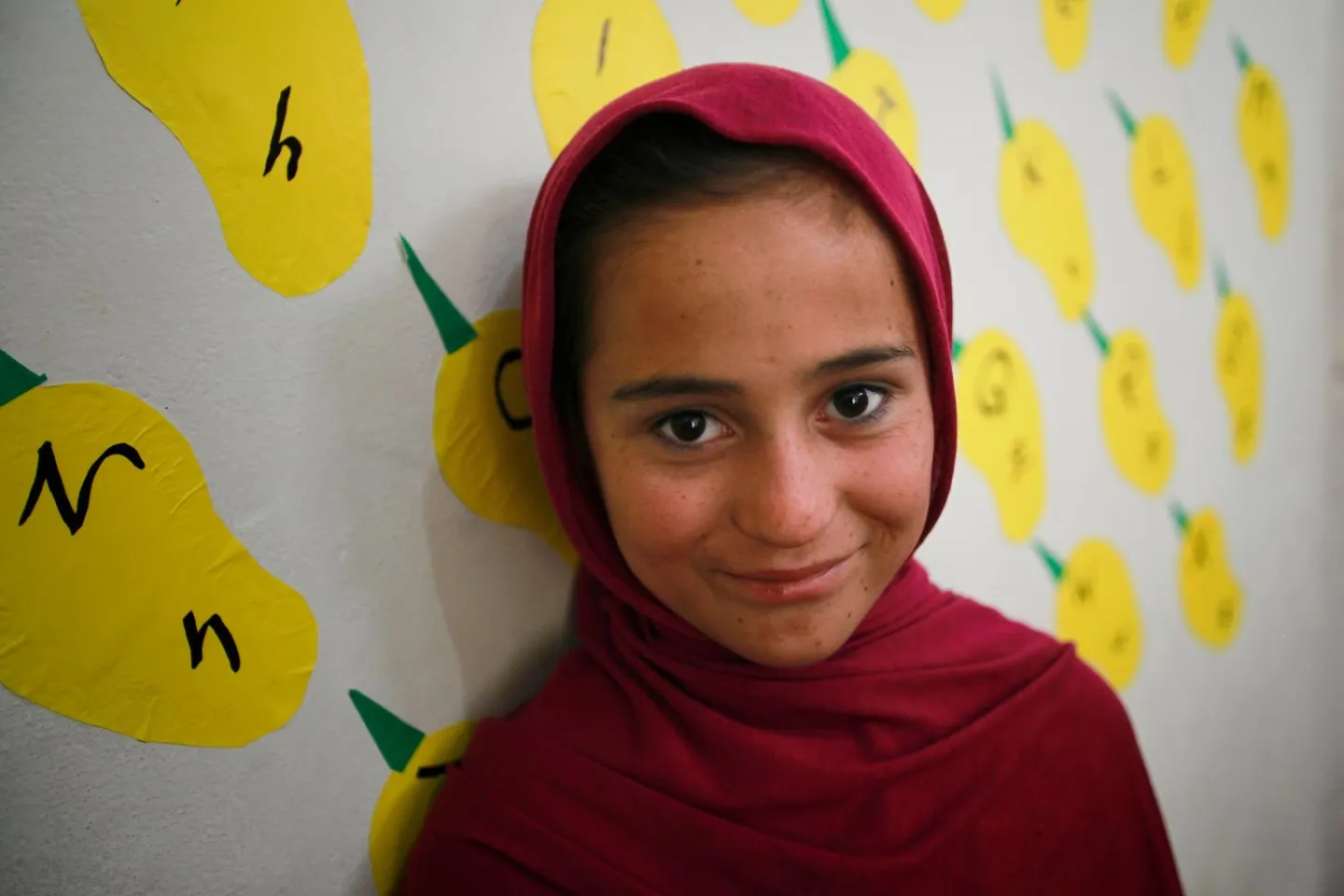 Aneesa, 12 years old, studies in SCD child protection center for adolescent girls in Quetta, Baluchistan province, Pakistan.