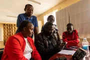 A group in Kenya using blockchain based cash assistance solution
