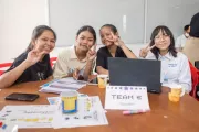 girls at a computer