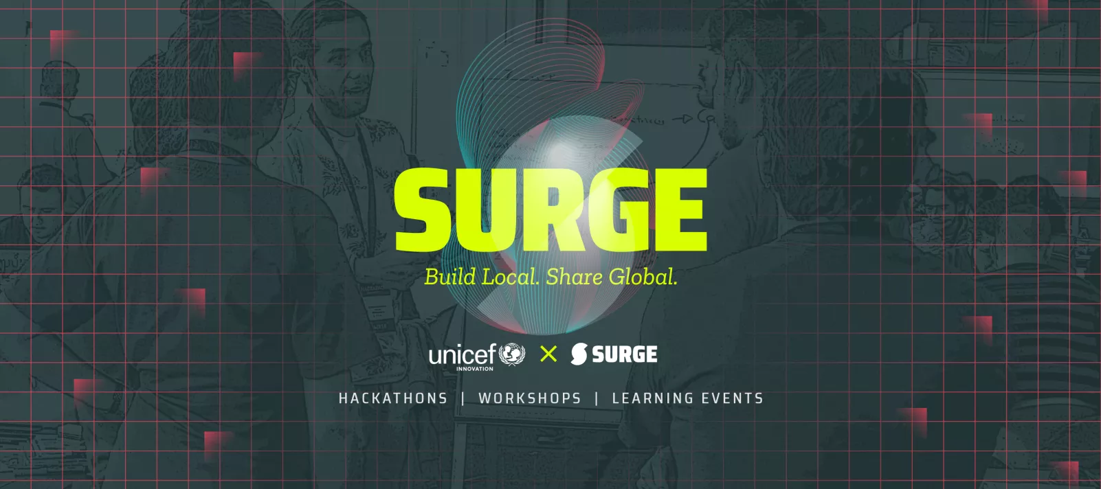SURGE branding for website