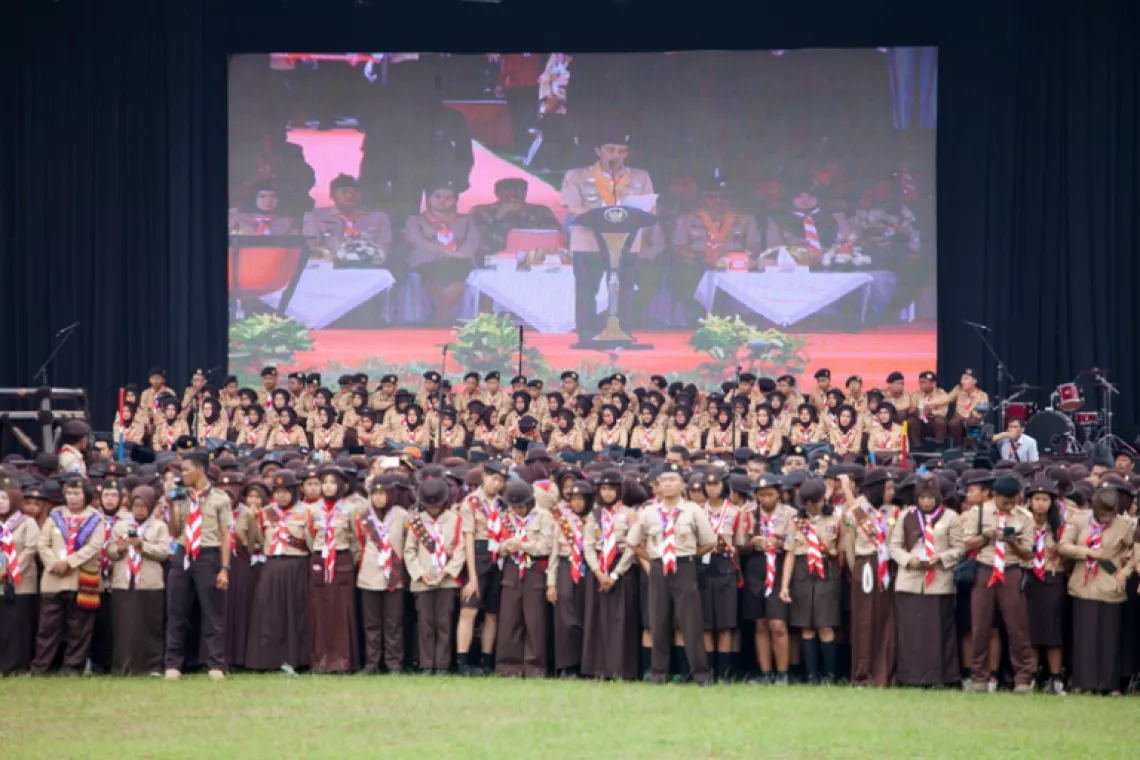 Some 25,000 Scouts from all over Indonesia participated in the weeklong 10th National Jamboree