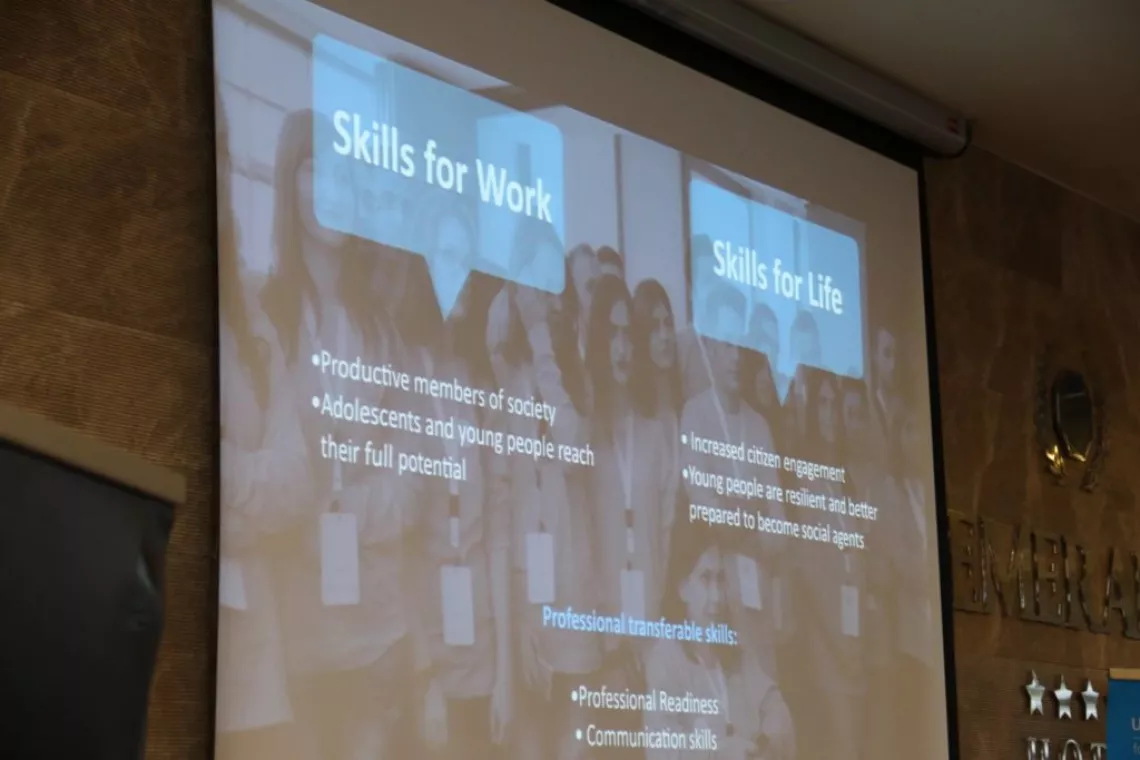 Presentation slide shown