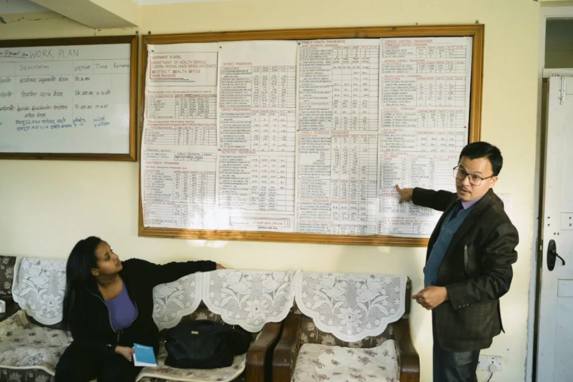 Dr. Hayalnesh Tarekegn (UNICEF Program Division) and Dr. Ashish K.C. (UNICEF Nepal) explain how pneumonia is affecting Nepal&rsquo;s communities, and how the FCHVs have been key to reduce the burden.