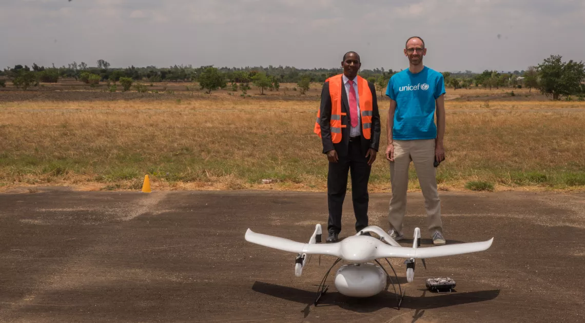 At the Humanitarian Drone Testing Corridor in Kasungu, Malawi with the Civil Aviation Authority