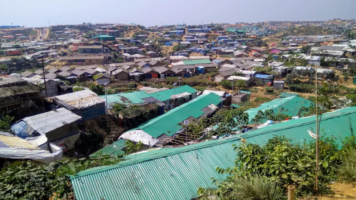 Top view of an area during W3 engineer research trip in Bangladesh