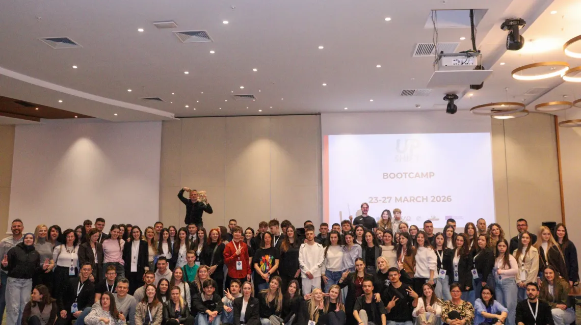 Participants, mentors and organizers from Albania, Bosnia and Herzegovina, Croatia and North Macedonia came together for the Regional UPSHIFT Innovation Challenge in Skopje, exploring shared challenges and developing solutions across borders. 