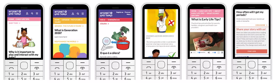 Topics and issues on Internet of Good Things (screenshots)