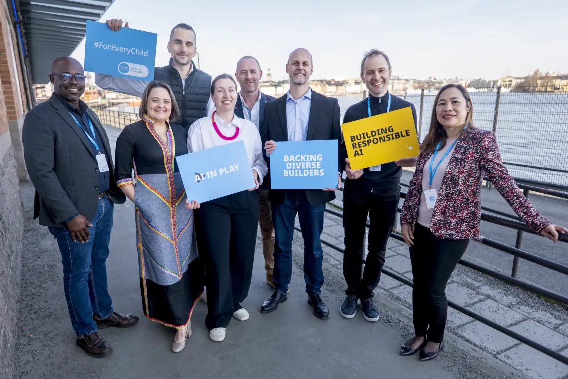 Arm and UNICEF group photo