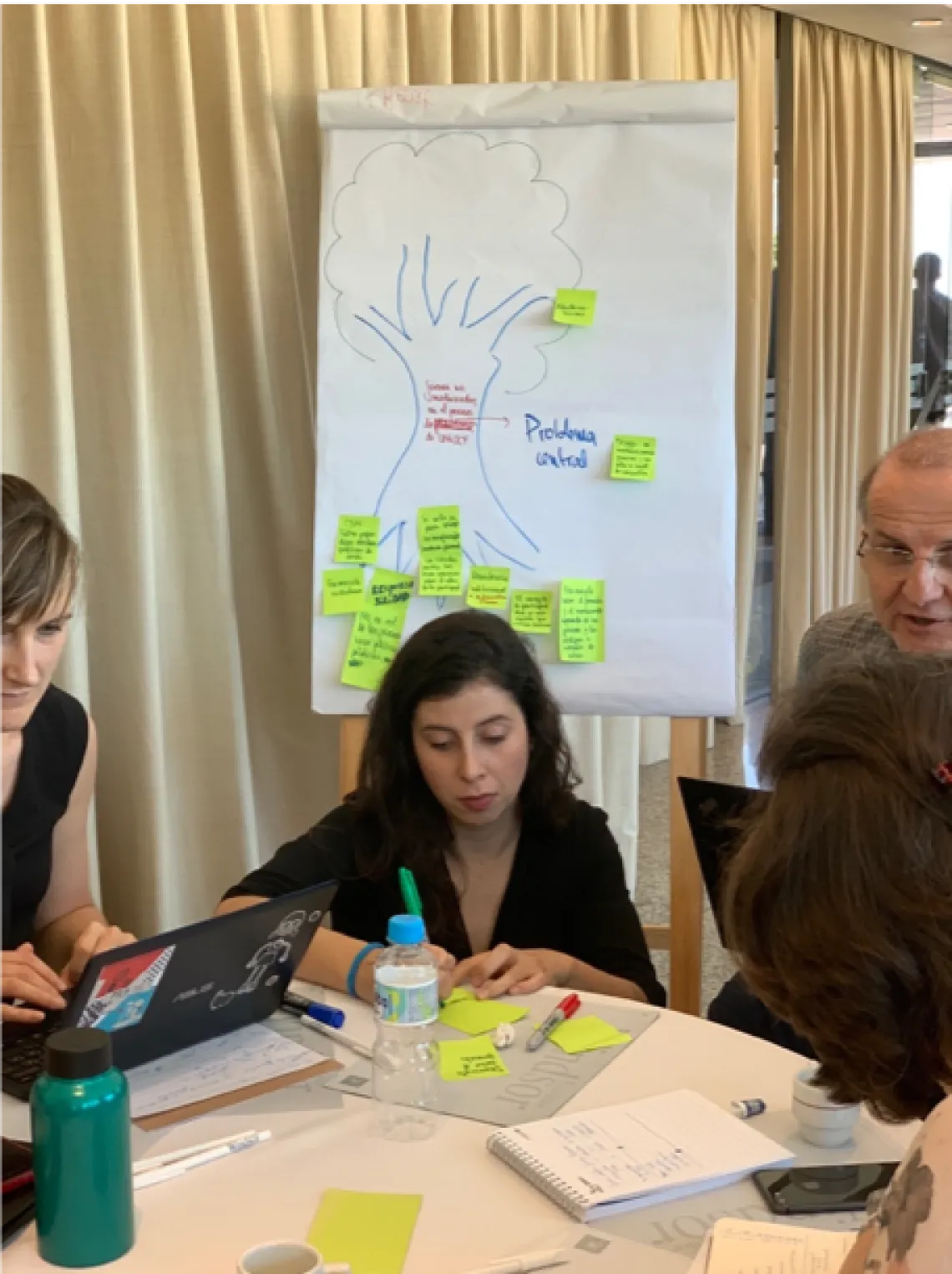 Some of the participants working on building UPSHIFT programme prototypes for their contexts.