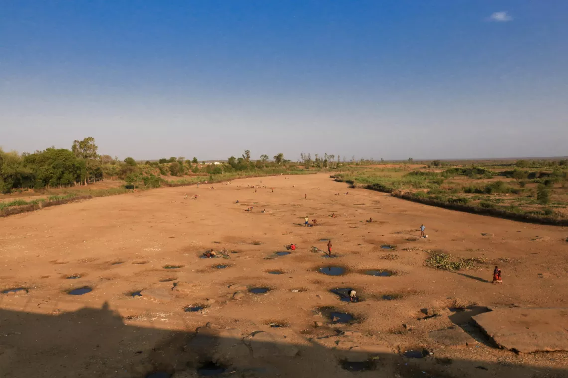 Water is scarce under the bridge of Tsihombe
