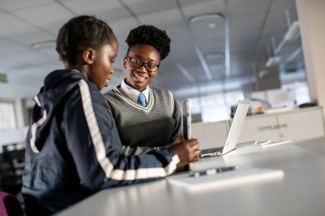 Girls apart of an internship program