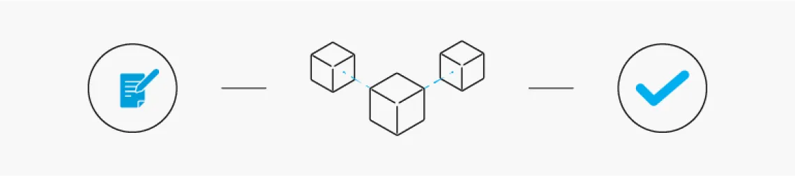 blockchain reporting graphic