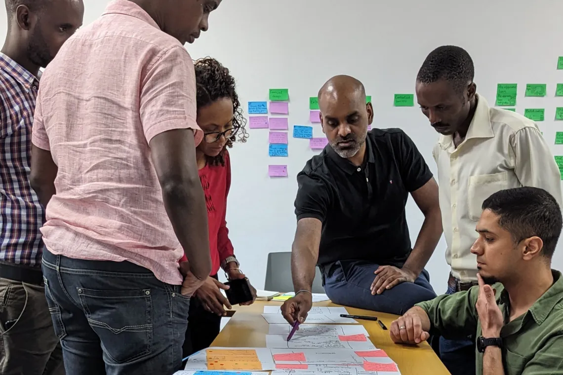 A gathering of blockchain startups lead by UNICEF Innovation