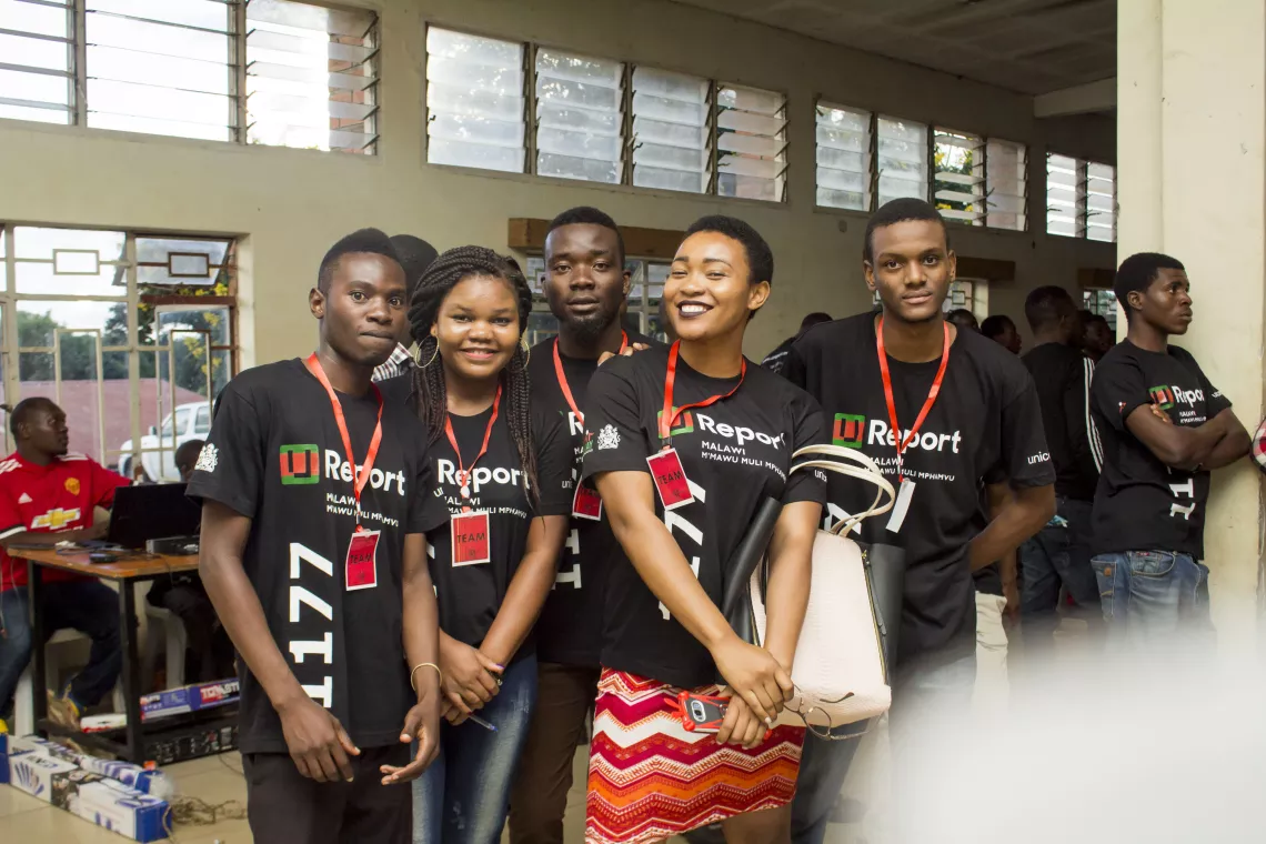 U-Reporters in Malawi