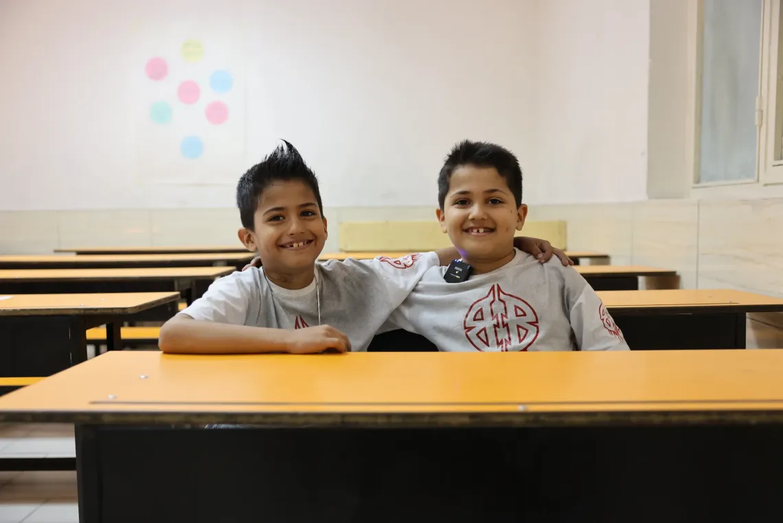 Sasan and Emran, two brothers, have found a circle of friends and love coming here to play and enjoy time together.