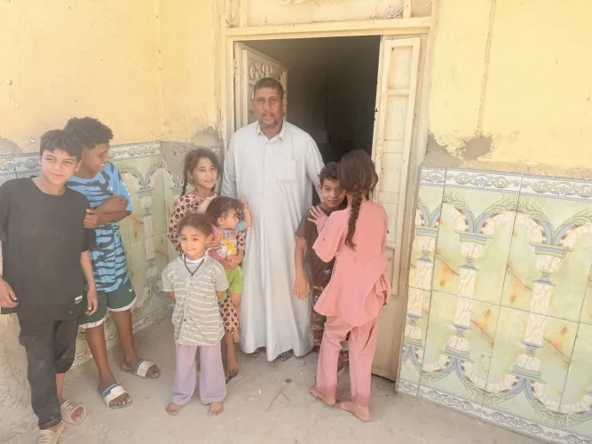 Children and families in an underserved community in Al-Diwaniyah, where long waits for water affect children&rsquo;s health, daily lives and hopes for the future