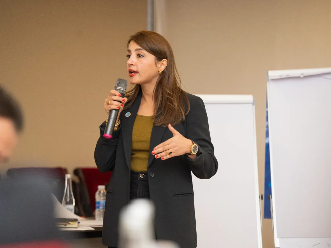 Israa Al-Juboori, Youth and Adolescent Development Manager at UNICEF Iraq