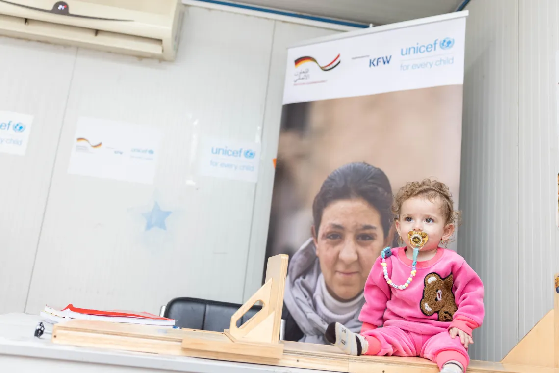 Samar, at Khanke Health Center, Dohuk Governorate.
