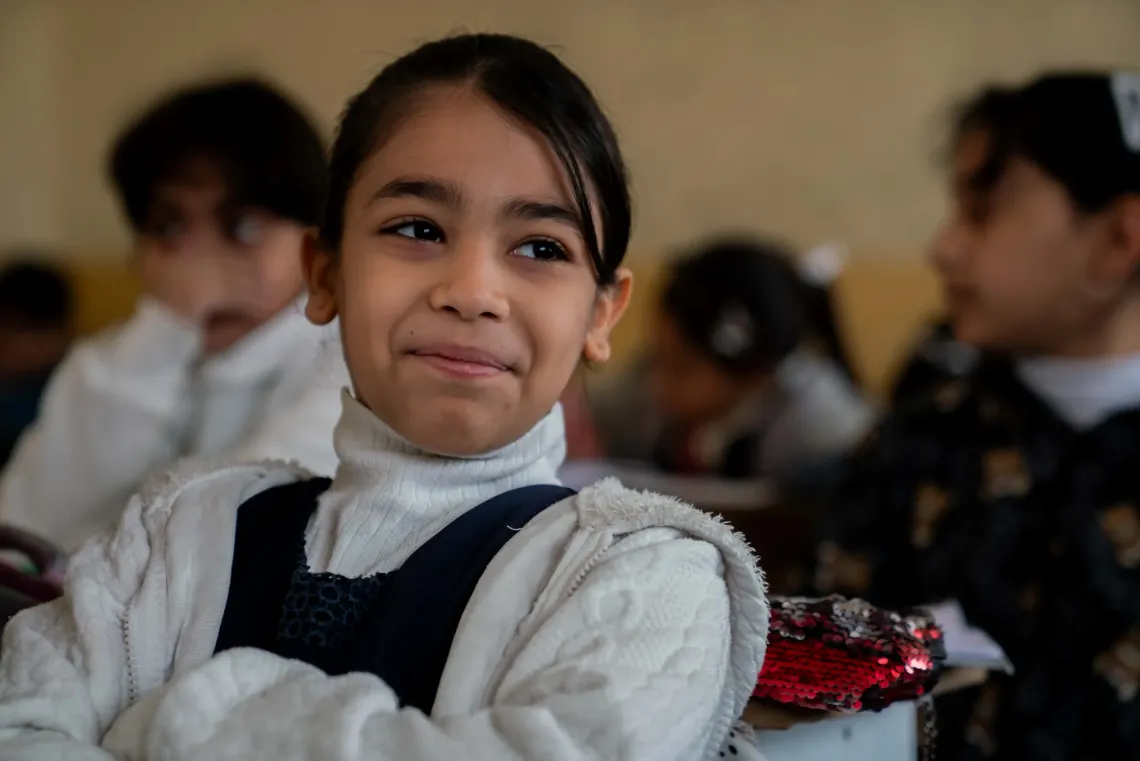 Banem: I feel comfortable at school and everything feels organised.