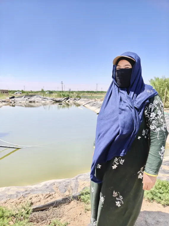 Displaced by conflict in 2014, Hasna Suhail has returned home.