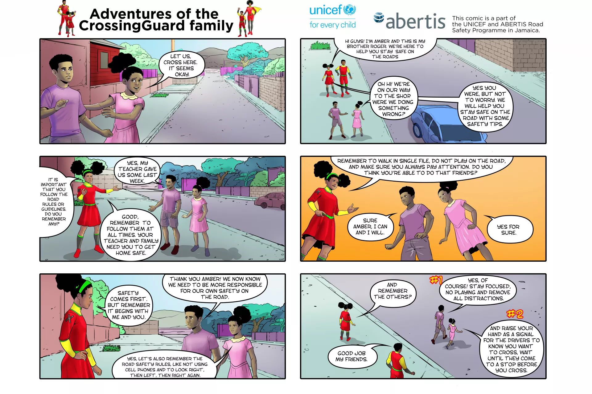 Road Safety Comic
