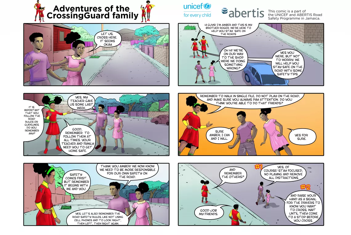 Road Safety Comic