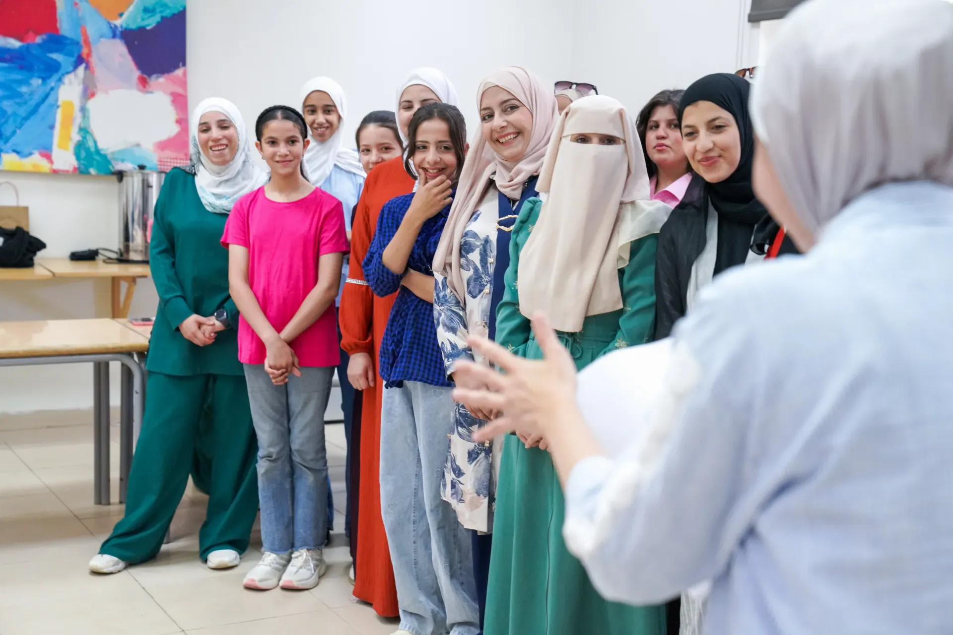 Mothers and daughters during the last and fourth day of the &ldquo;Stronger Together&rdquo; programme. 