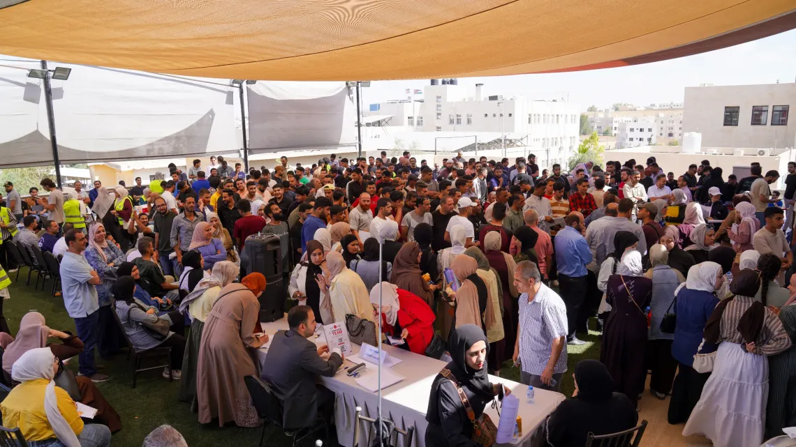 Photo from the job fair event 