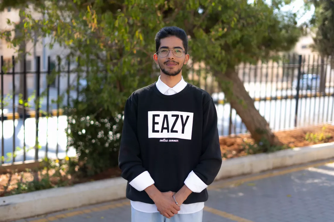Mahmoud, from the youth delegation
