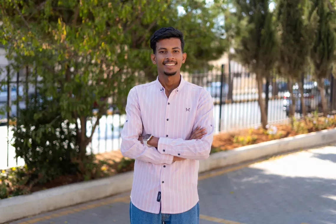 Mahmoud, from the youth delegation