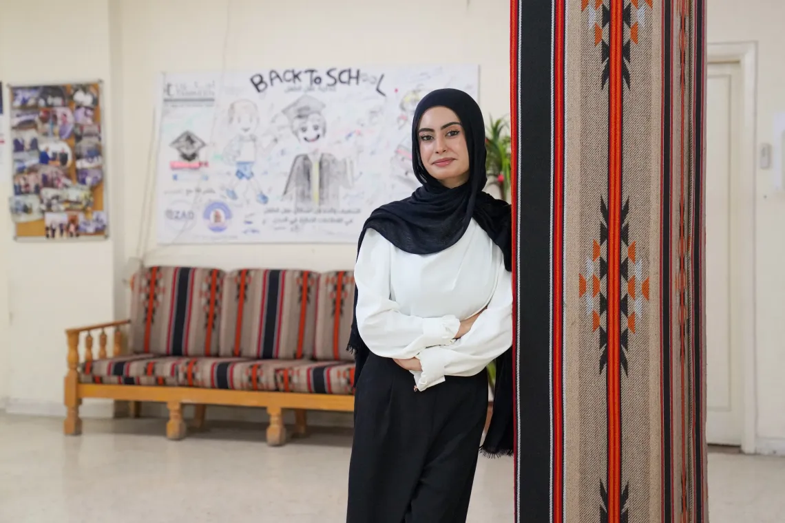 &ldquo;Every day, I both learn something new and contribute,&rdquo; Leen says about her new work