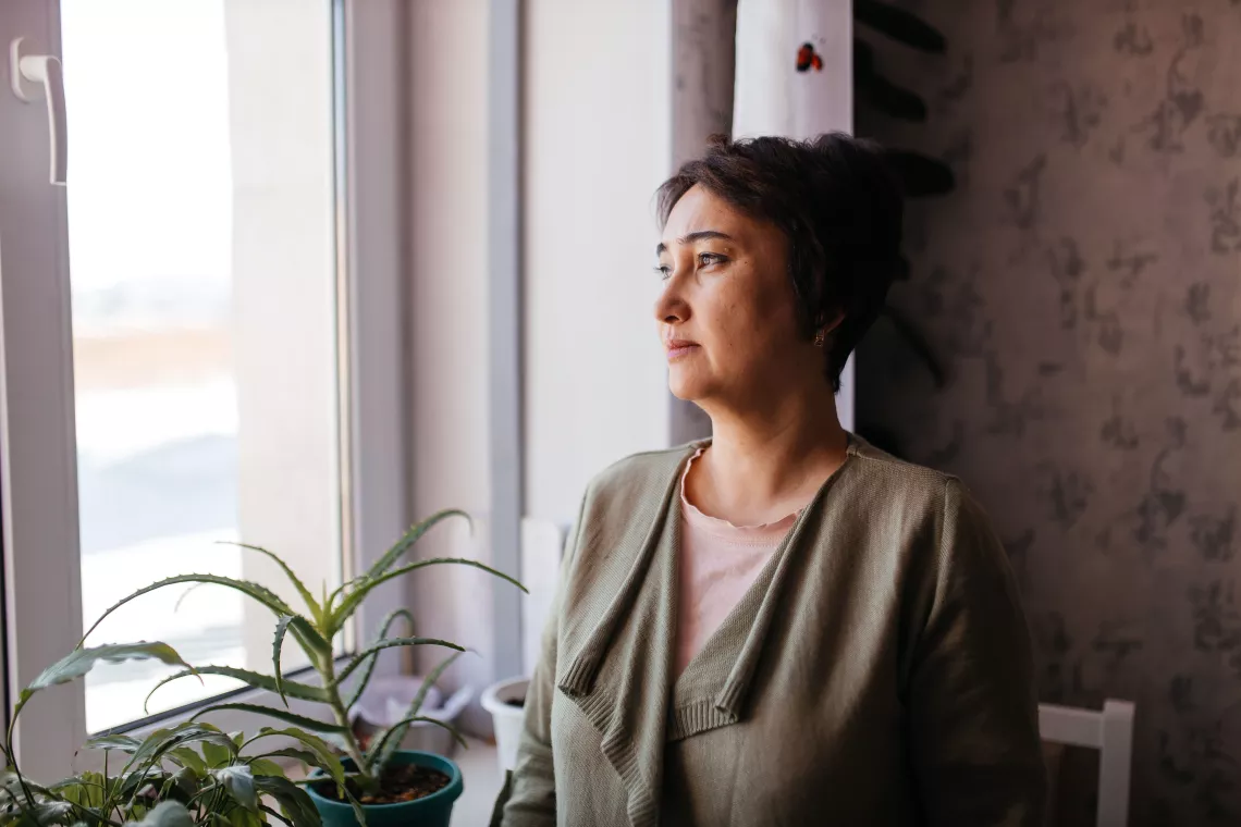 Aizhan Yerulanova in her kitchen. Ust-Kamenogorsk, Kazakhstan.