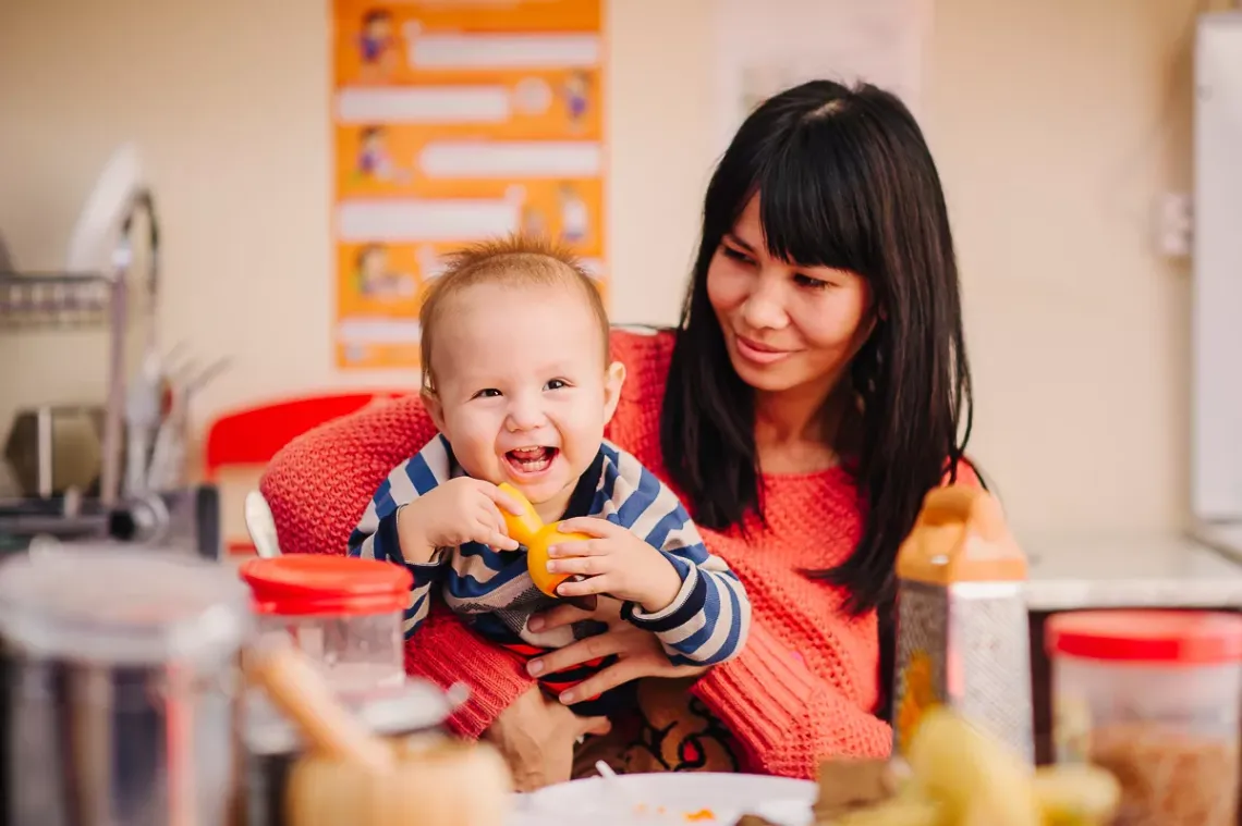 A primary healthcare facility &nbsp;in resource center on child nutrition. Munaily rayon, Mangystau oblast, Kazakhstan.