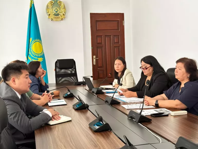 UNICEF, the Bureau of National Statistics, and the Akimat of Ulytau Region Discuss Key Findings of the MICS Survey