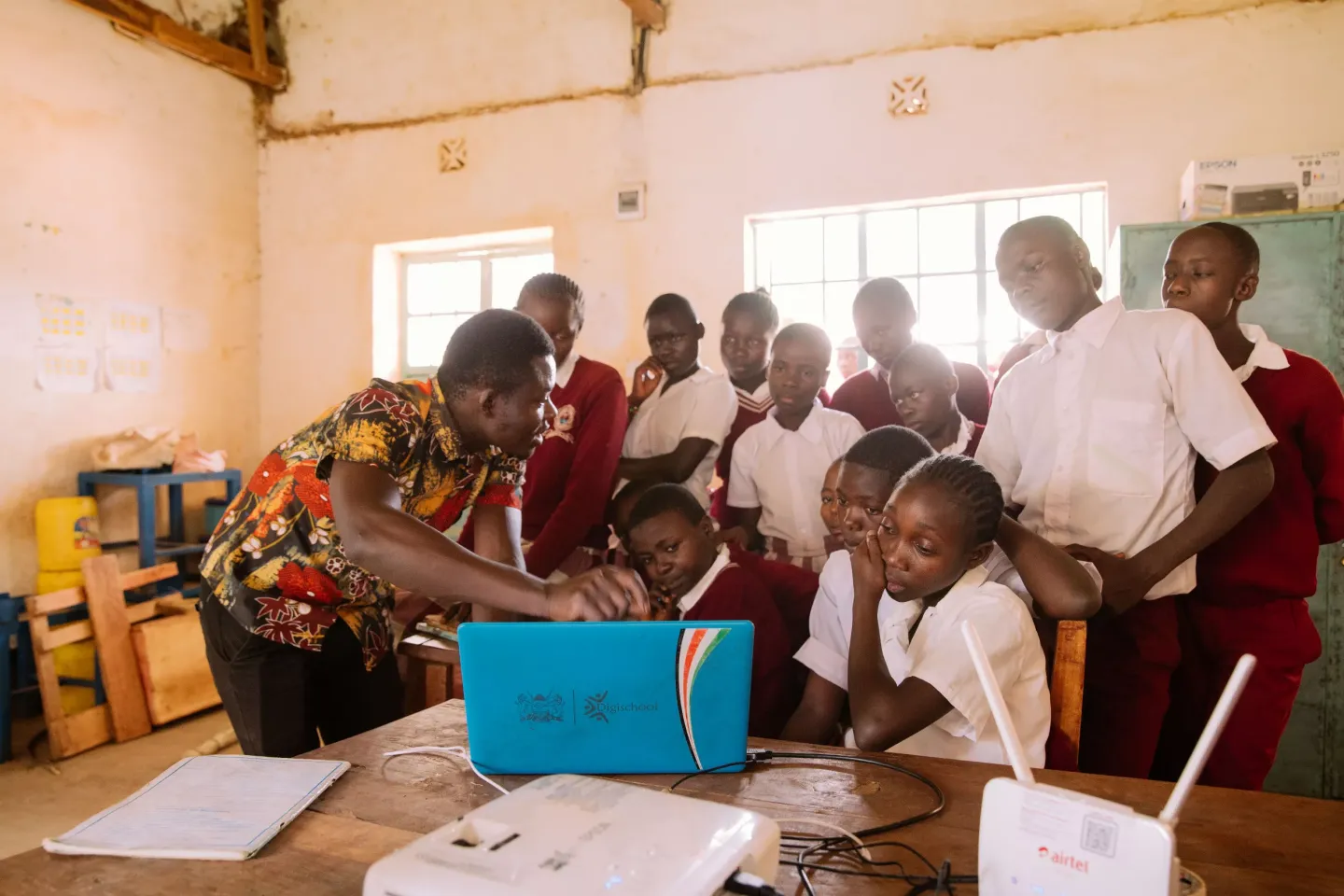 Micah Taabu, a Teacher at Kamukuywa AC School in Bungoma 