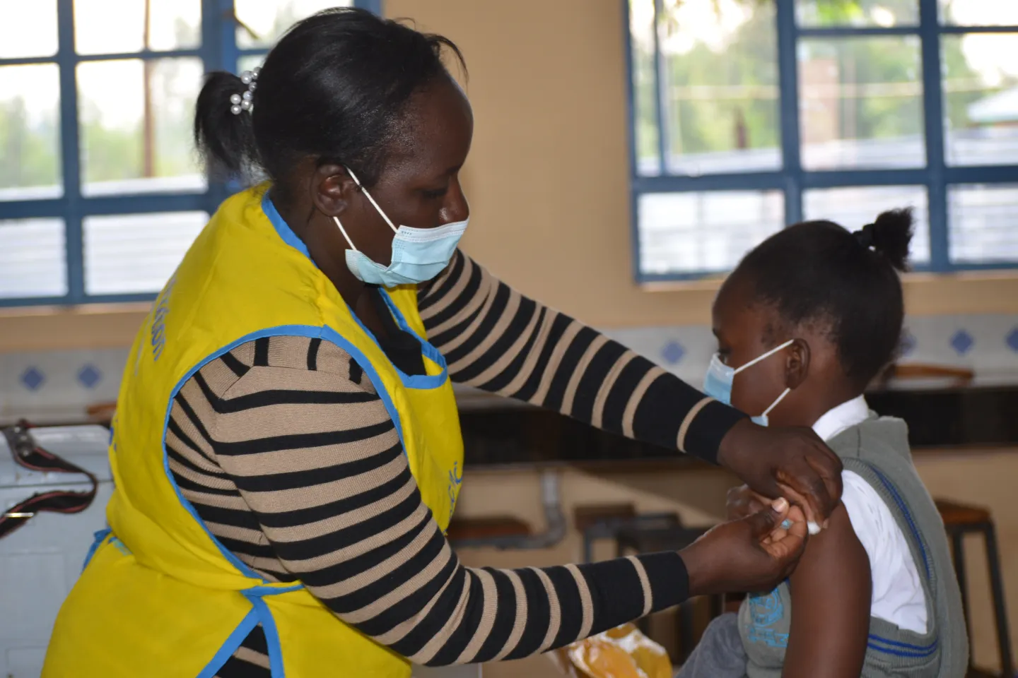 Learner gets vaccinated against COVID-19