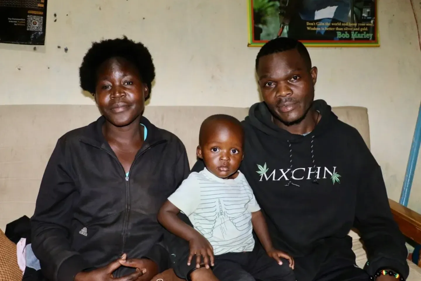 Eunice Anyango and her husband Joseph 