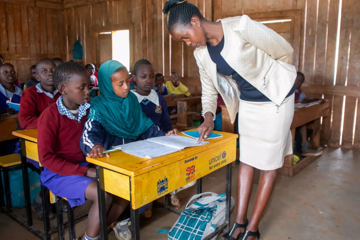 Teacher Viona Koyie